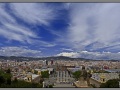 Barcelona, panorama, view from MNAC