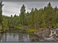 Karelia, Ruskeala. Waterfall