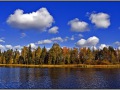 Finland, Pyhalto, Korppisenjarvi lake