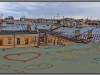 St.Petersburg, city view from the roof of the building