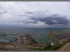 Barcelona, panorama, view from Montjuic