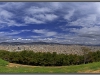 Barcelona, panorama, view from Montjuic