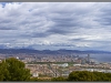 Barcelona, panorama, view from Montjuic