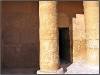 Egypt, Giza, entrance to the pyramid of the queen