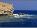Egypt, Red Sea, Zabargad reef, Rocky island