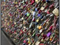 Germany, Cologne, railway bridge
