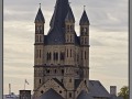Germany, Cologne citiy view from railway bridge
