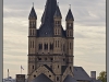Germany, Cologne citiy view from railway bridge