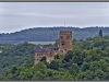 Germany, Rheinland-Pfalz, Burg Lahneck (view from Stolzenfels)