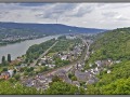 Germany, Rheinland-Pfalz, Burg Marksburg - Rhine view from Marksburg.