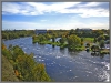 Narova river, view from Ivangorod
