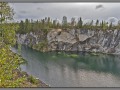 Karelia, Ruskeala. Marble lake
