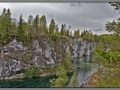 Karelia, Ruskeala. Marble lake