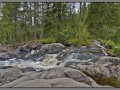 Karelia, Ruskeala. Waterfall