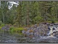 Karelia, Ruskeala. Waterfall