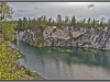 Karelia, Ruskeala. Marble lake