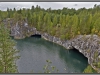 Karelia, Ruskeala. Marble lake