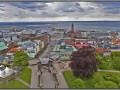 Sweden, Helsingborg; Karnan Tower - view from the top